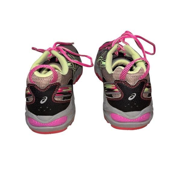 ASICS Women’s Size 10 Gel Venture 5 Running Shoes T5N9Q Gray Pink Lime Green - Picture 3 of 8